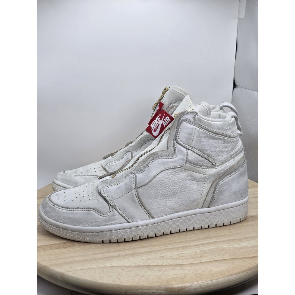 Women's Size 9.5 - Air Jordan 1 High Zip 'Partical Beige' (Pink Hue) AQ3742-205